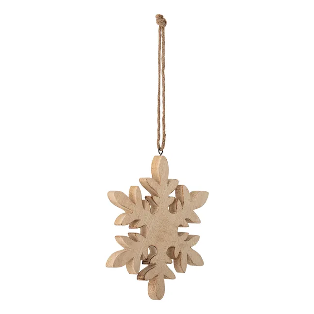 Wooden Snowflake Christmas Decoration
