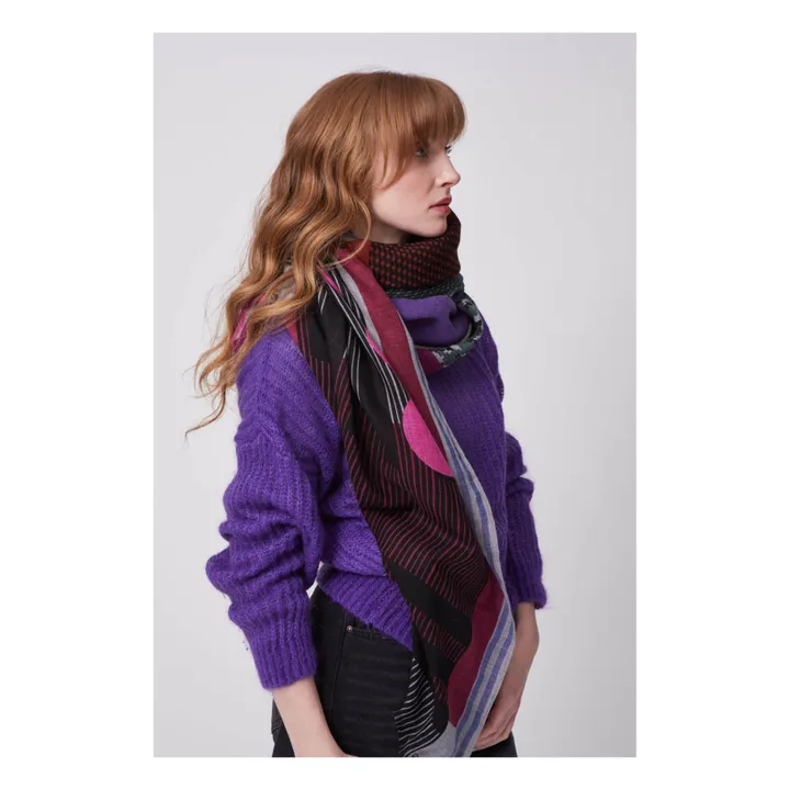 Fular Abstract | Púrpura- Imagen del producto n°2