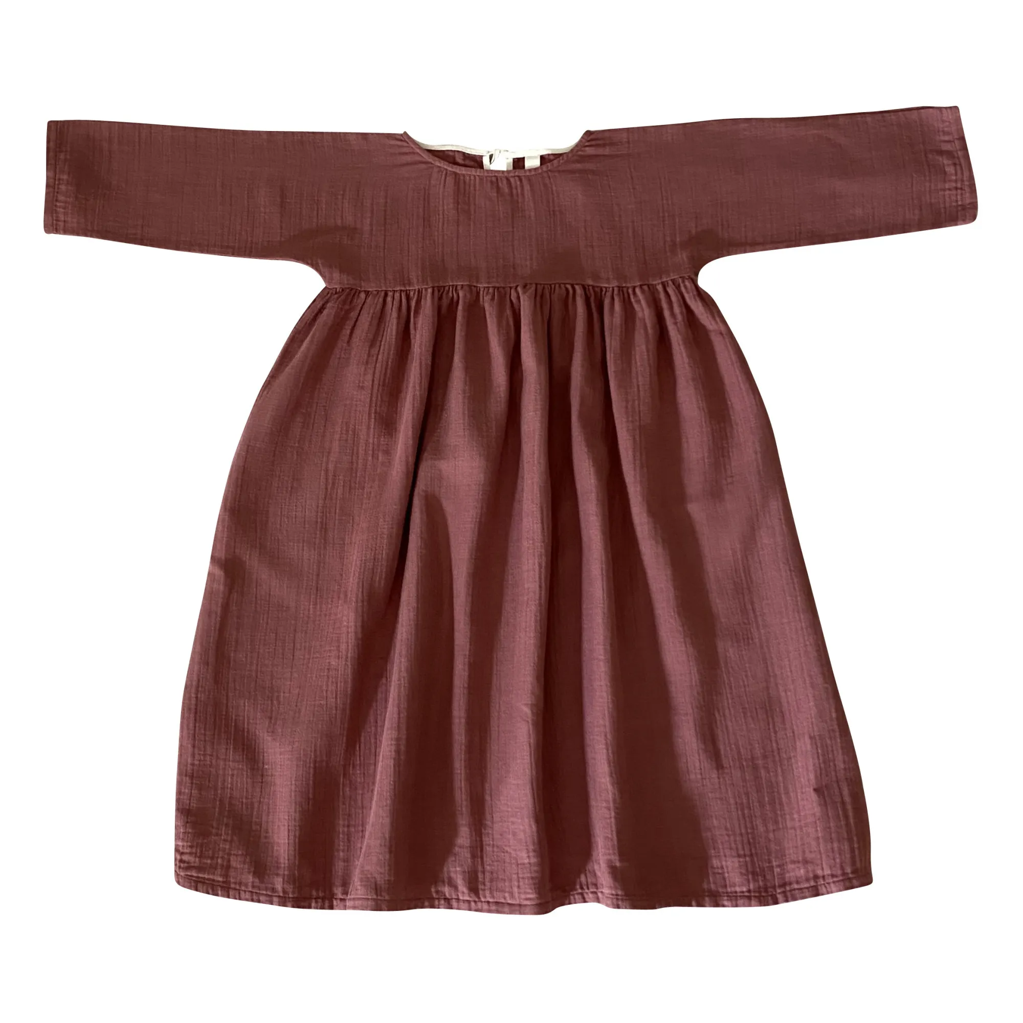Liilu Pink Cotton Muslin Dress