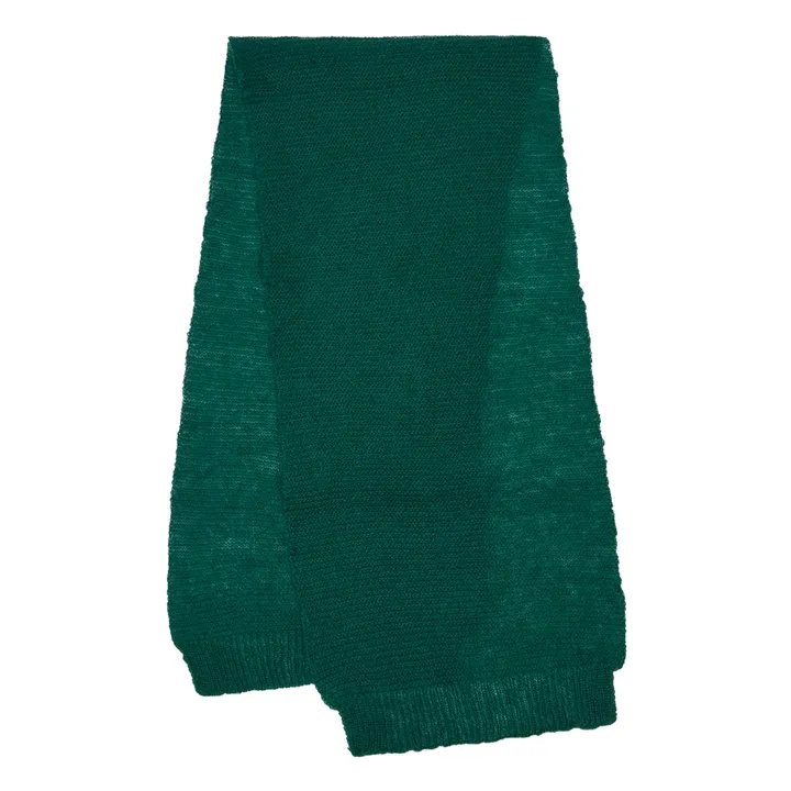 Bufanda de mohair Janu | Verde- Imagen del producto n°0