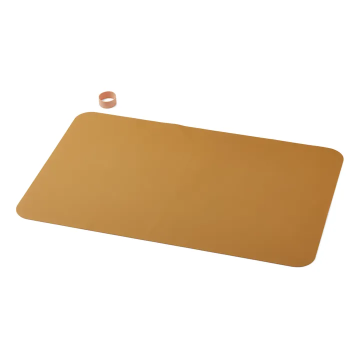 XL Silicone Place Mat for Creative Activities | Caramel- Product image n°0