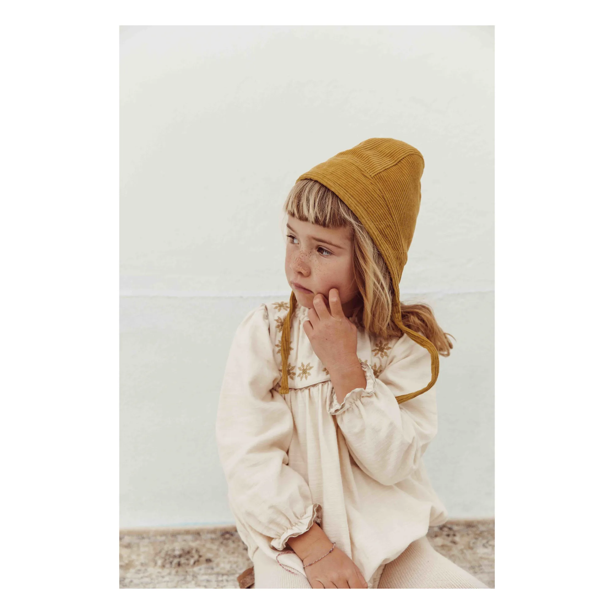 Liilu - Folk Cotton Muslin Embroidered Romper - Ecru | Smallable