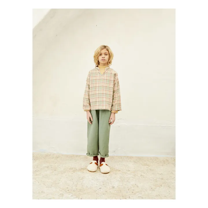 Pantalone in garza di cotone Tavi | Verde- Immagine del prodotto n°1