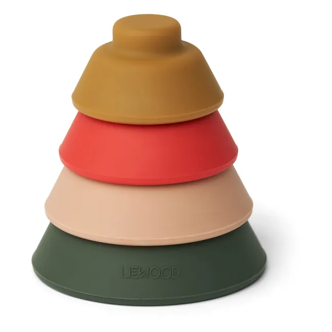 Walter Silicone Stacking Tower | Dusty Pink