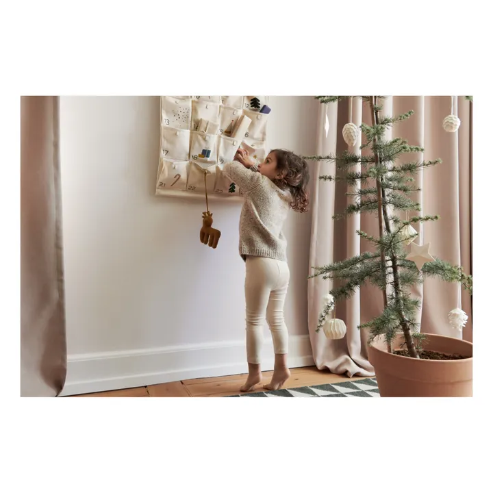 Calendrier de l'avent Babbo en coton bio- Image produit n°2