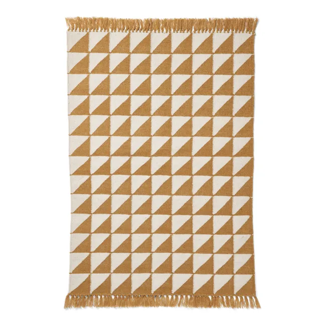 Berlin Wool and Cotton Rug | Caramel