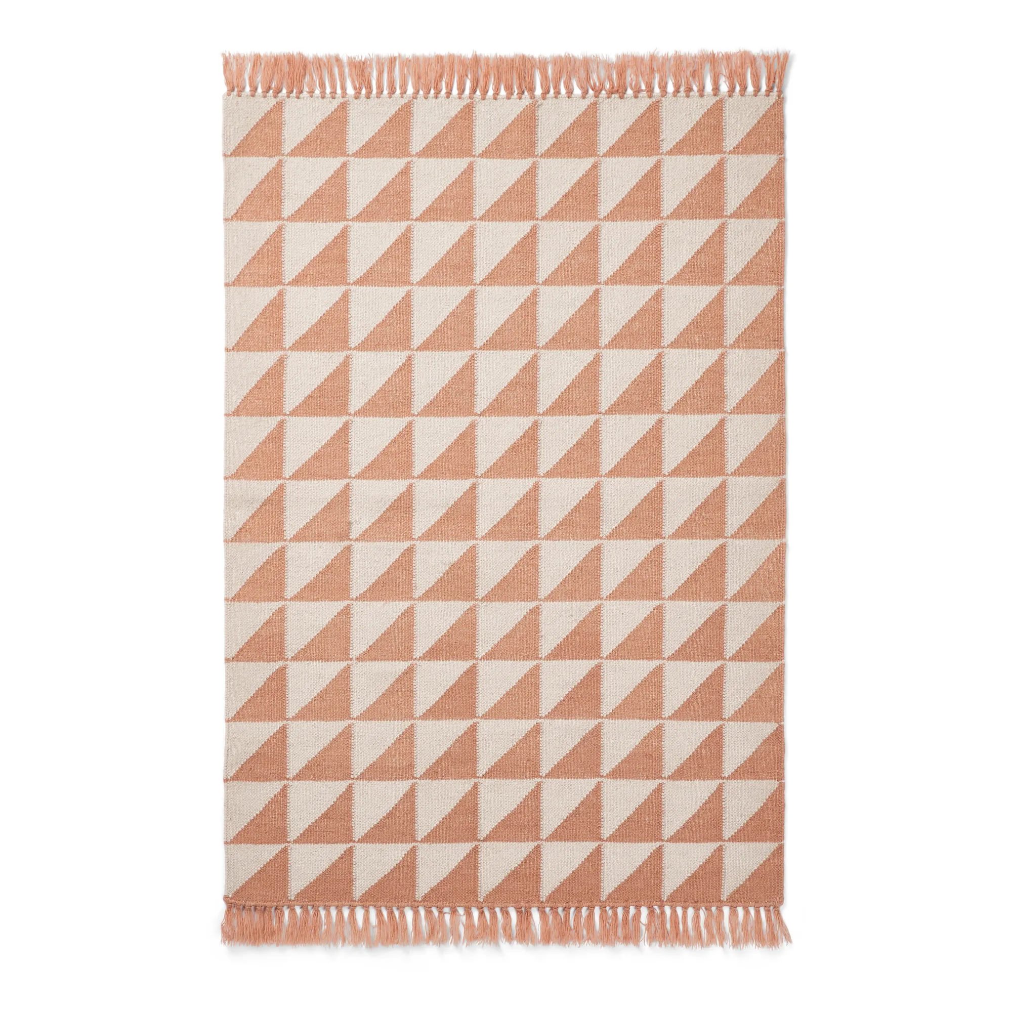 Liewood Dusty Pink Berlin Wool And Cotton Rug