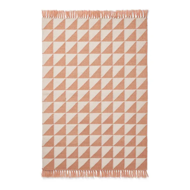 Berlin Wool and Cotton Rug | Dusty Pink