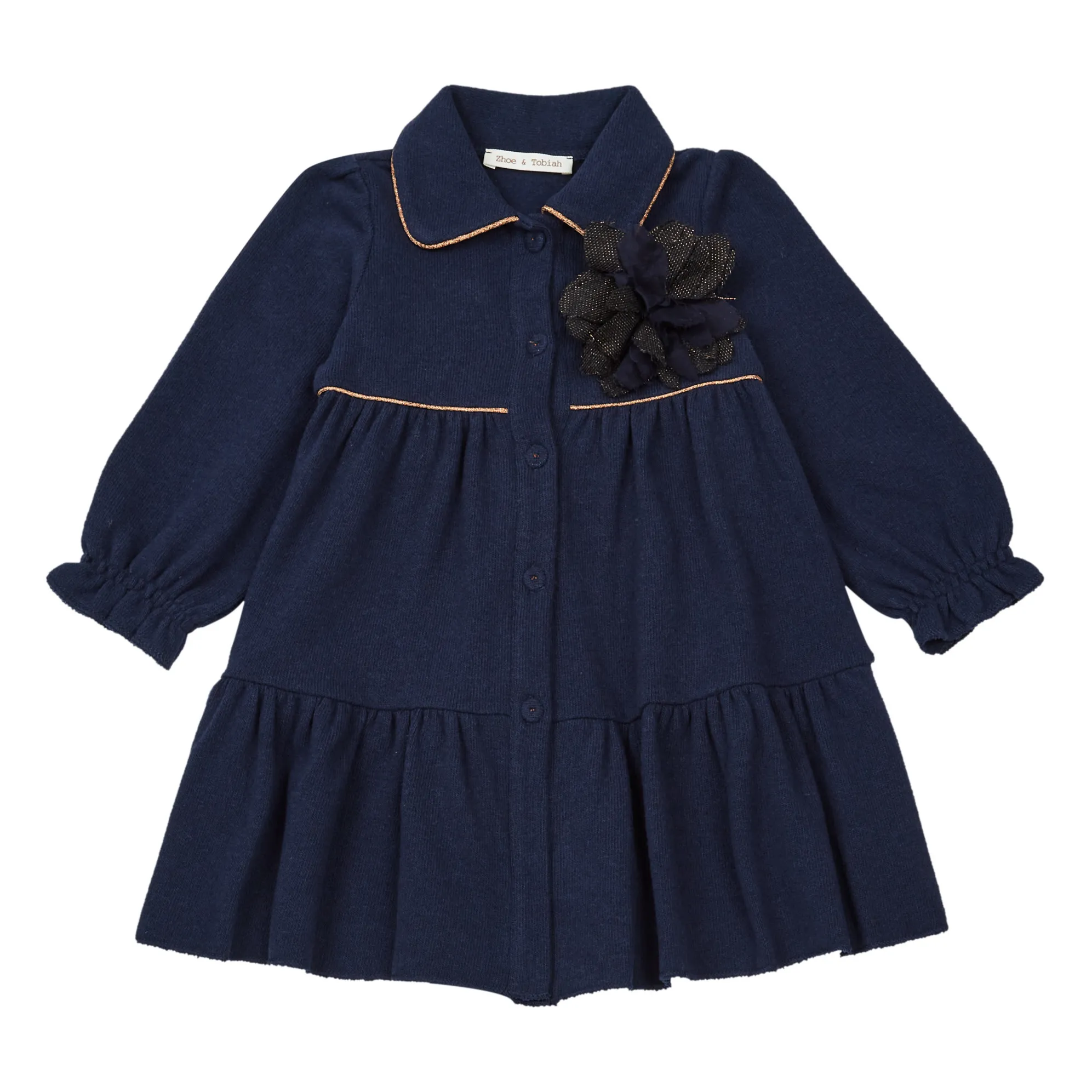 Zhoe & Tobiah Navy Blue Knit Dress