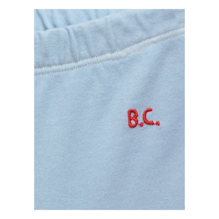 Esclusiva Bobo Choses x Smallable - leggings in cotone bio, a righe | Azzurro- Immagine del prodotto n°2