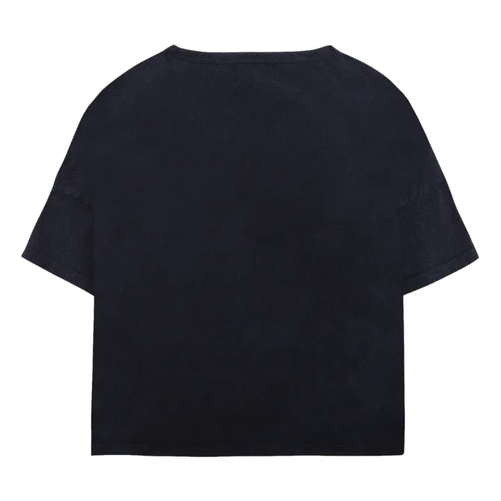 Exclusivo Bobo Choses x Smallable - Camiseta de algodón orgánico Perro | Azul Marino- Imagen del producto n°1