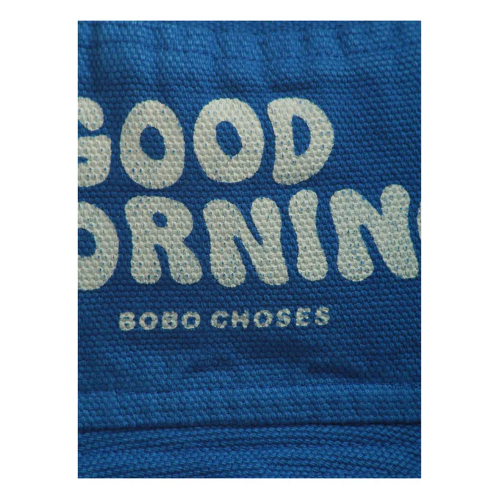 Exclusivo Bobo Choses x Smallable - Sombrero de algodón orgánico Good Morning | Azul- Imagen del producto n°2