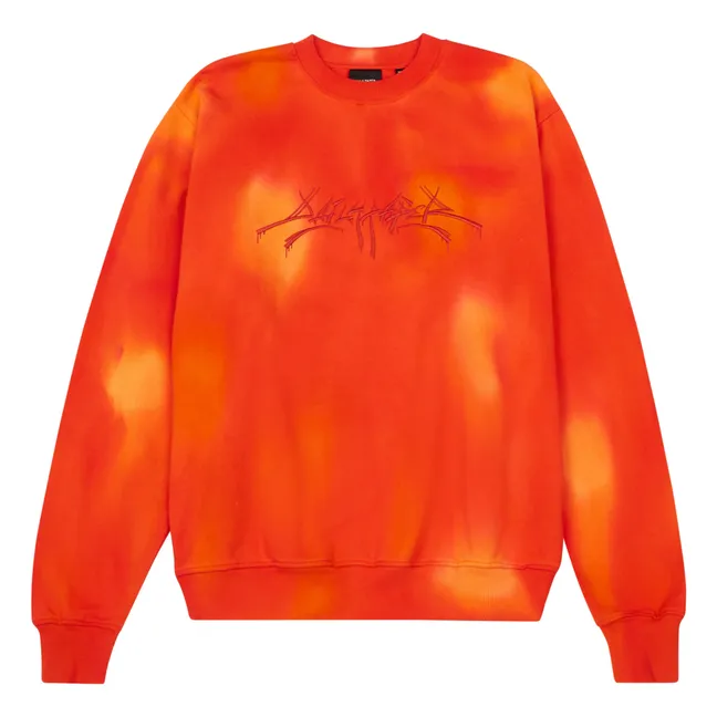 Sweatshirt Tie & Dye Lexter - Erwachsenenkollektion  | Orange