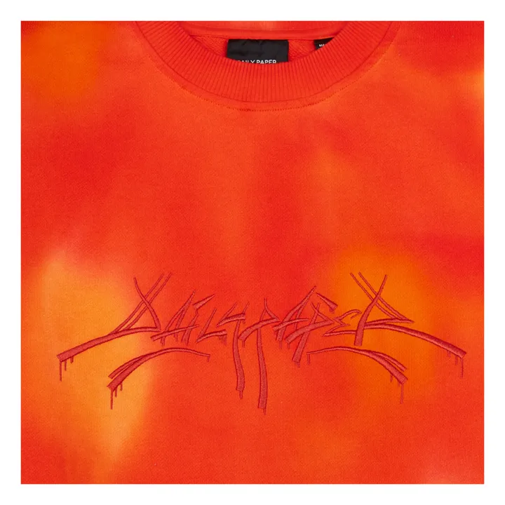 Lexter Tie-Dye Sweatshirt - Adult Collection  | Orange- Product image n°1