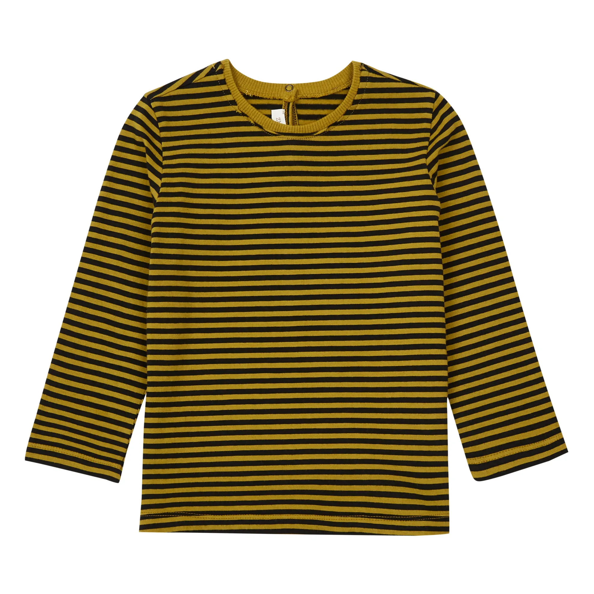Zhoe & Tobiah Ochre Striped T-Shirt