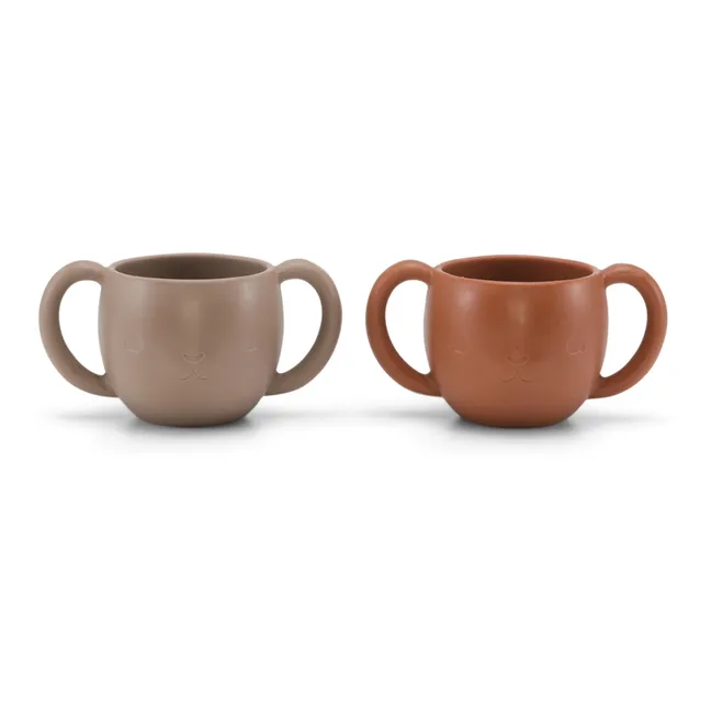 Silicone Cups - Set of 2 | Terracotta