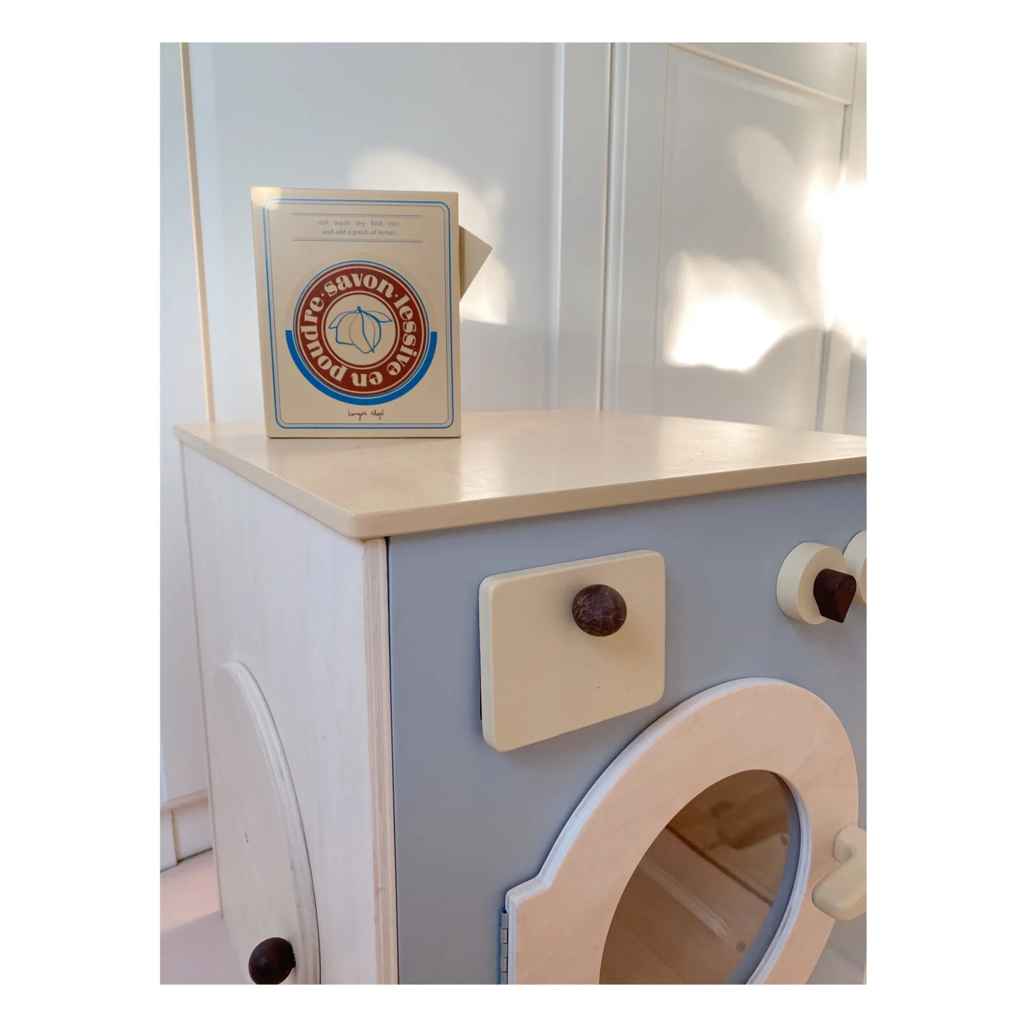 Wooden Washing Machine | Bois clair- Product image n°1