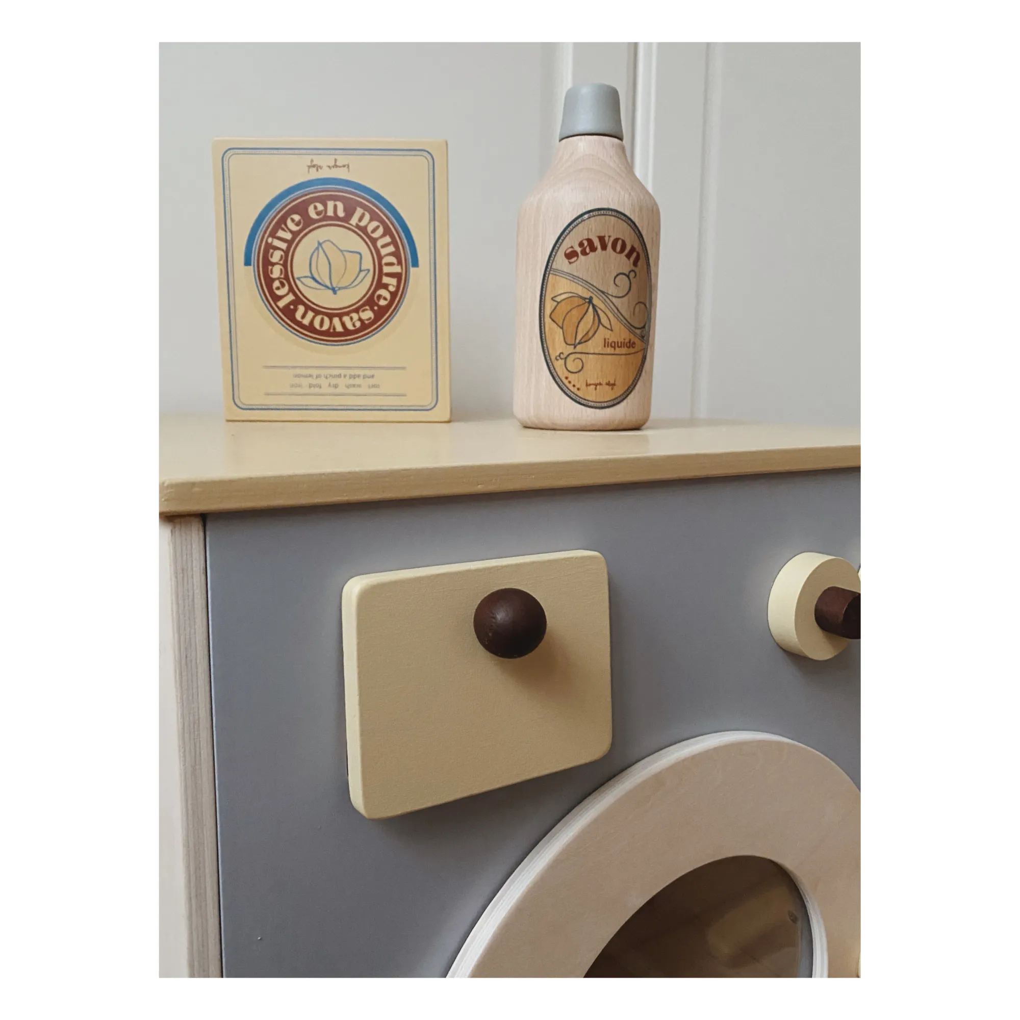 Wooden Washing Machine | Bois clair- Product image n°2