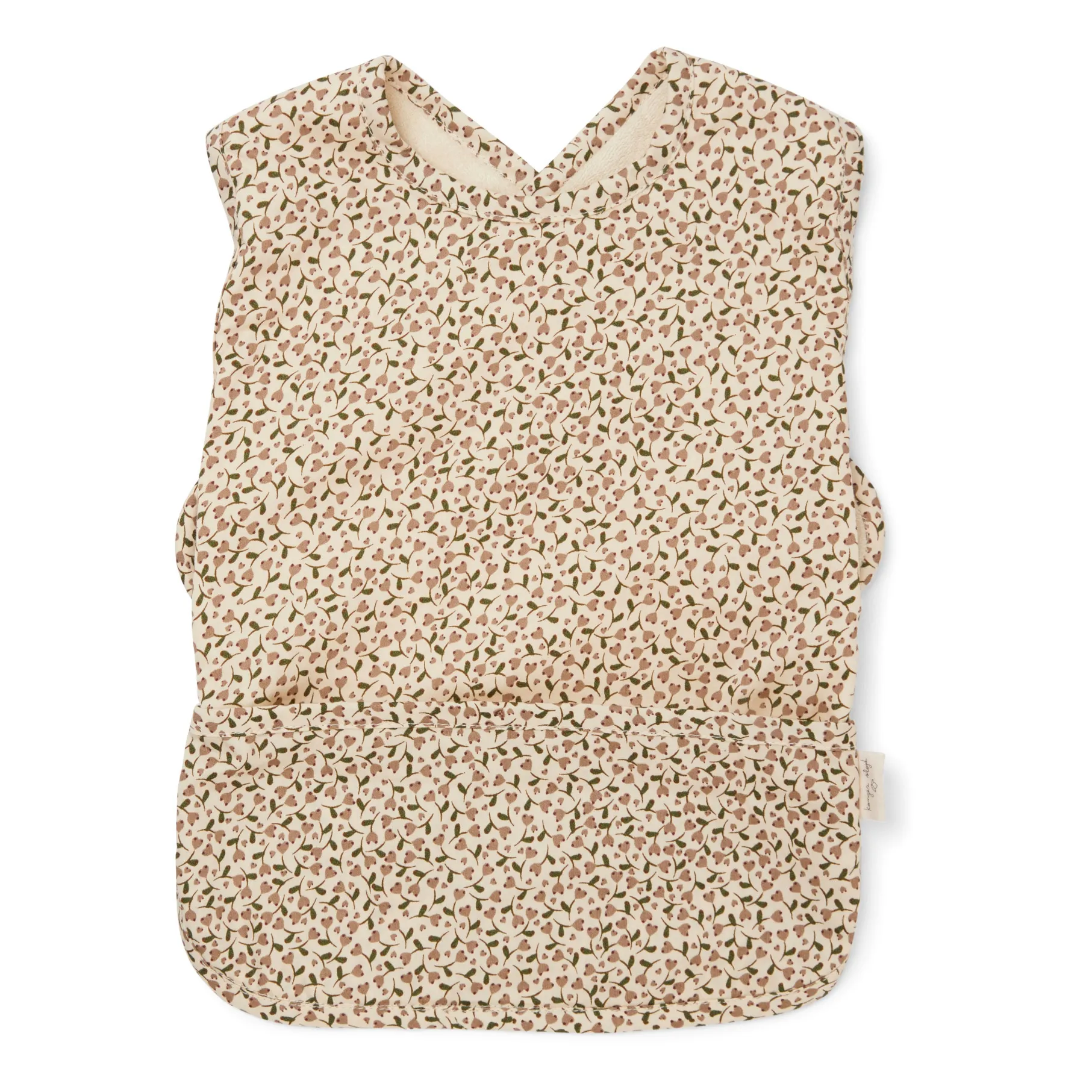 Organic Cotton Bib | Ivory- Product image n°0