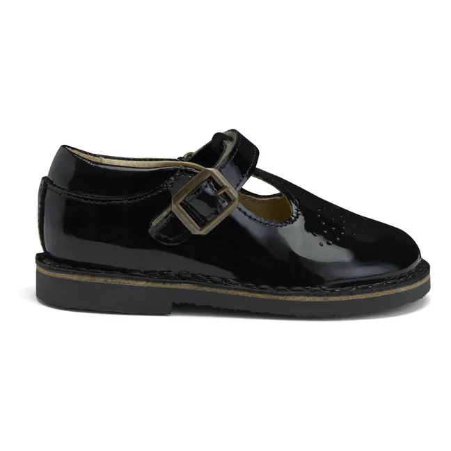 Babies Scratchs T-Bar Patent Penny  | Noir