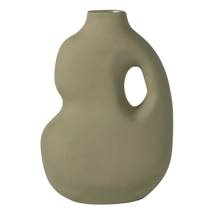 Vase en céramique Aura 2 | Sauge- Image produit n°0