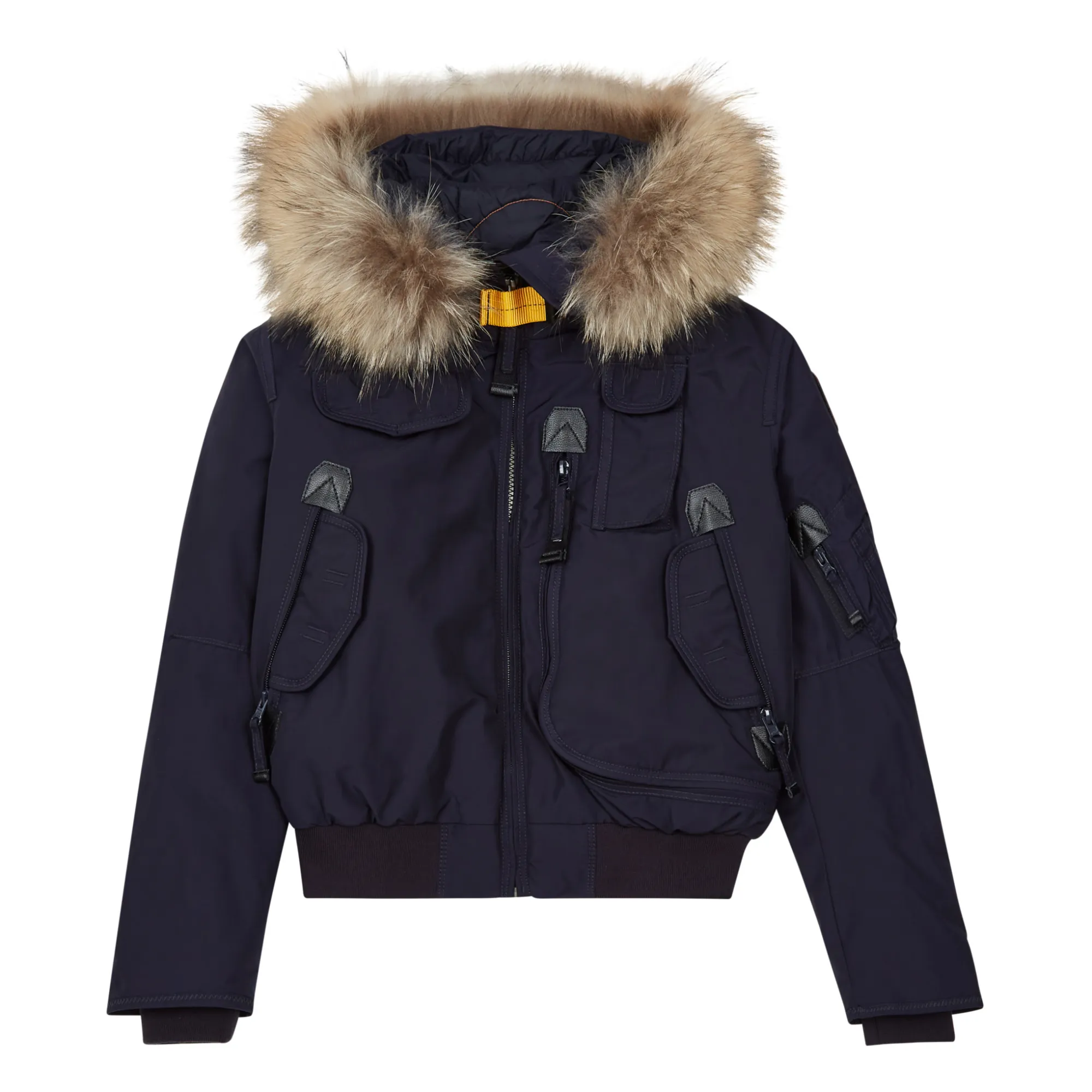 Parajumpers Gobi Fur Bomber Jacket Navy blue Smallable