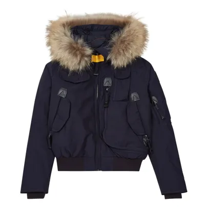 Parajumpers Gobi Fur Bomber Jacket Navy blue Smallable