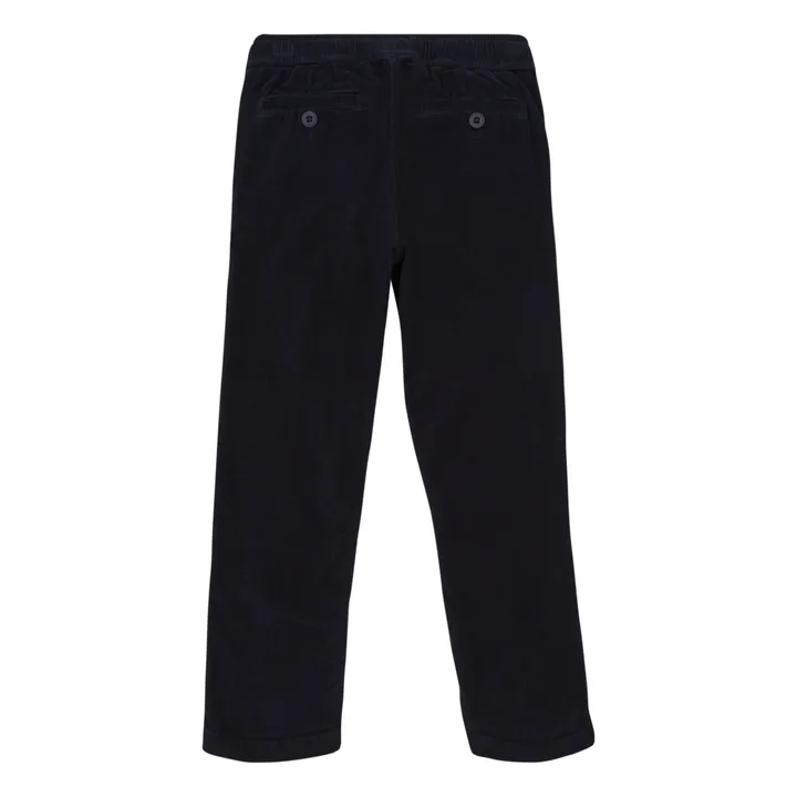 Gym Corduroy Trousers | Navy blue- Product image n°1