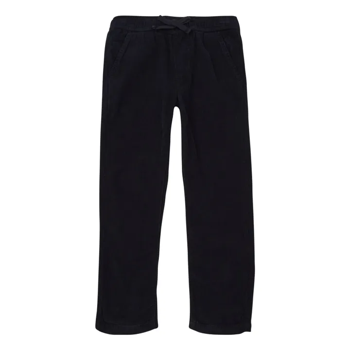 Gym Corduroy Trousers | Navy blue- Product image n°0