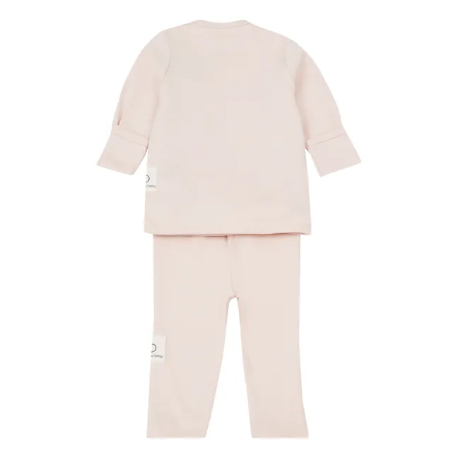 Ensemble Kimono et Legging Coton Bio | Rose pâle