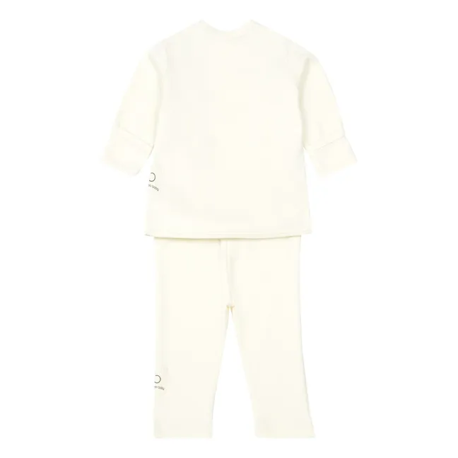 Ensemble Kimono et Legging Coton Bio | Ecru