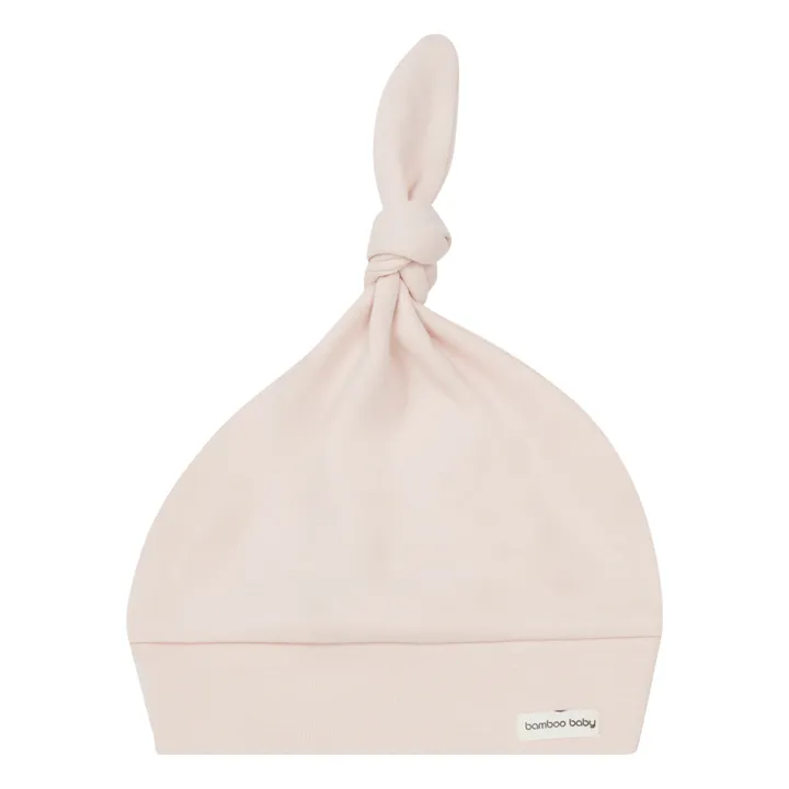 Organic Cotton Newborn Bonnet | Pale pink- Product image n°0
