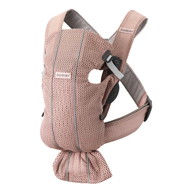 Porte-bébé Mini en mesh | Bois de rose