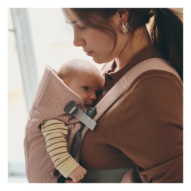 Porte-bébé Mini en mesh | Bois de rose