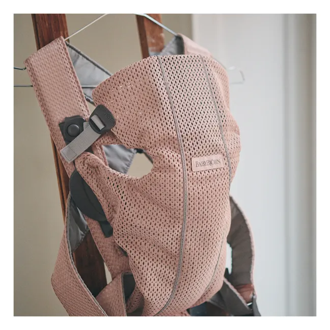 Porte-bébé Mini en mesh | Bois de rose