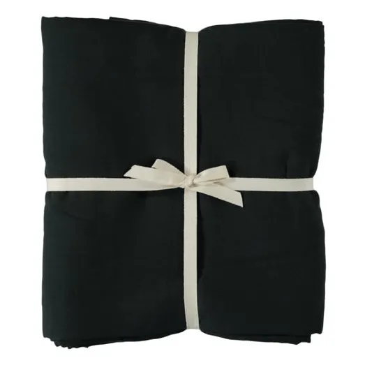 Poudre Organic Black Wheat Double Cotton Muslin Duvet Cover