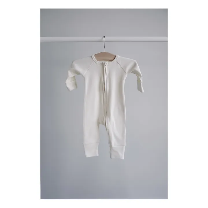 Organic Cotton Jumpsuit | Ecru- Product image n°1