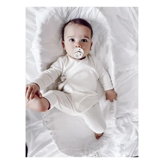 Ensemble Kimono et Legging Coton Bio | Ecru
