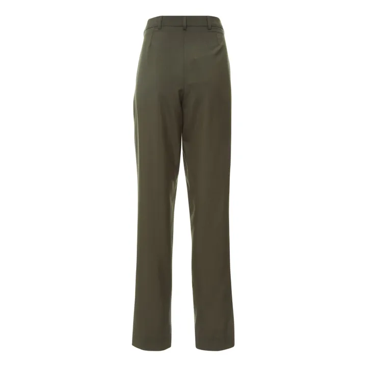 Pantalón de lana Taylor Marcello | Verde Oscuro- Imagen del producto n°3