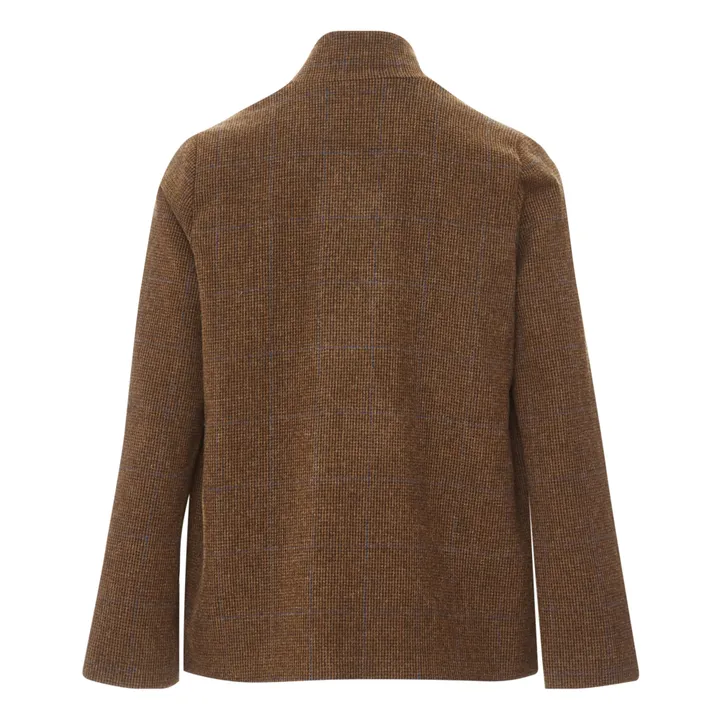 Georges Picture Wool Jacket | Chocolate- Product image n°3