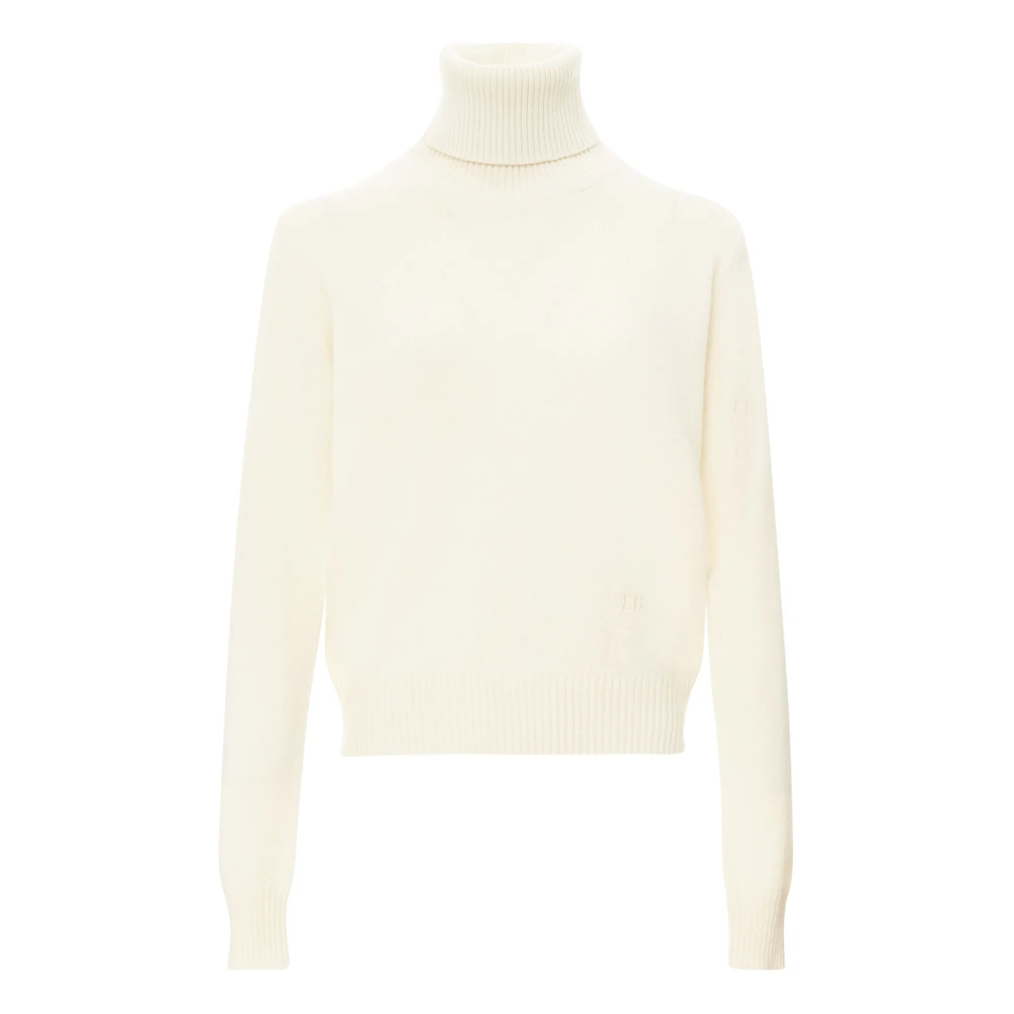 Laurence Bras Ecru Cognac Baby Alpaca Jumper