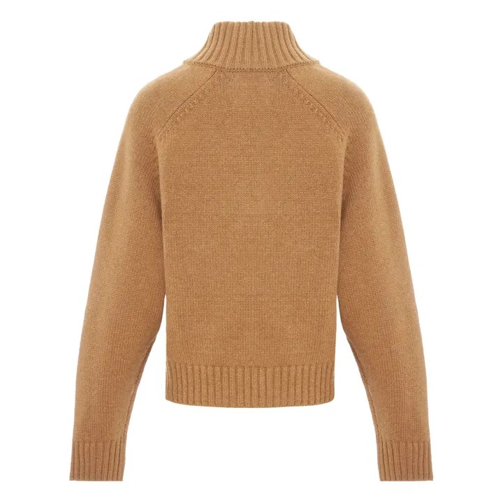 Jersey de lana merino Place | Camel- Imagen del producto n°4