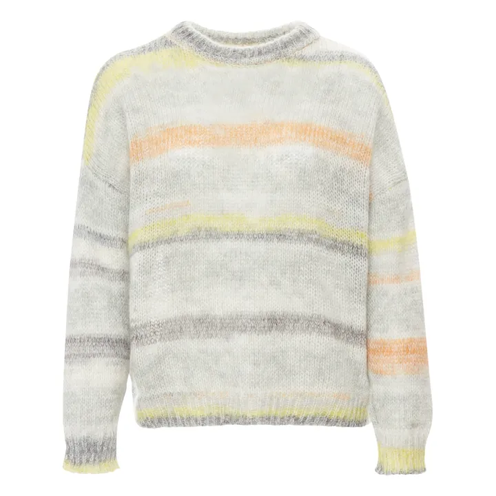 Molly Wool and Kid Mohair Jumper | Grey- Product image n°0