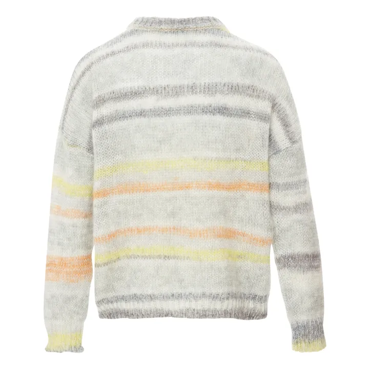 Molly Wool and Kid Mohair Jumper | Grey- Product image n°1