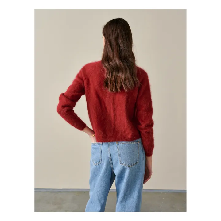Bellerose Datair Angora Cardigan Women's Collection Red