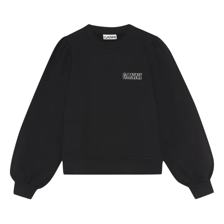 Sweatshirt Isoli Software Bio-Baumwolle | Schwarz- Produktbild Nr. 0