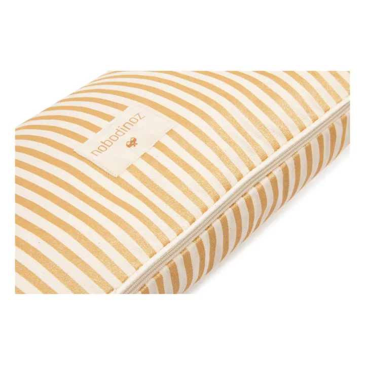 Large Akamba Cotton Twill Cushion | Gold- Product image n°1