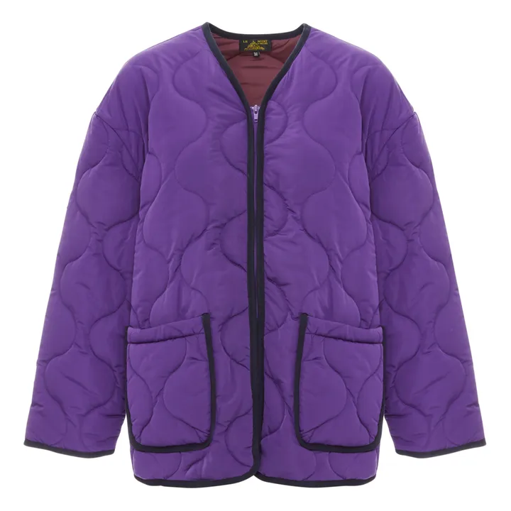 Myra Quilted Jacket | Purple- Product image n°0