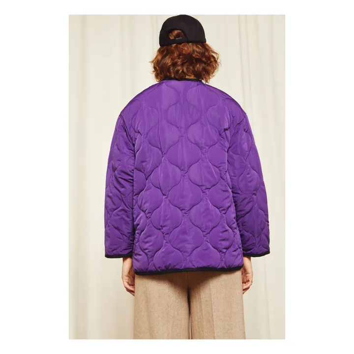 Myra Quilted Jacket | Purple- Product image n°5