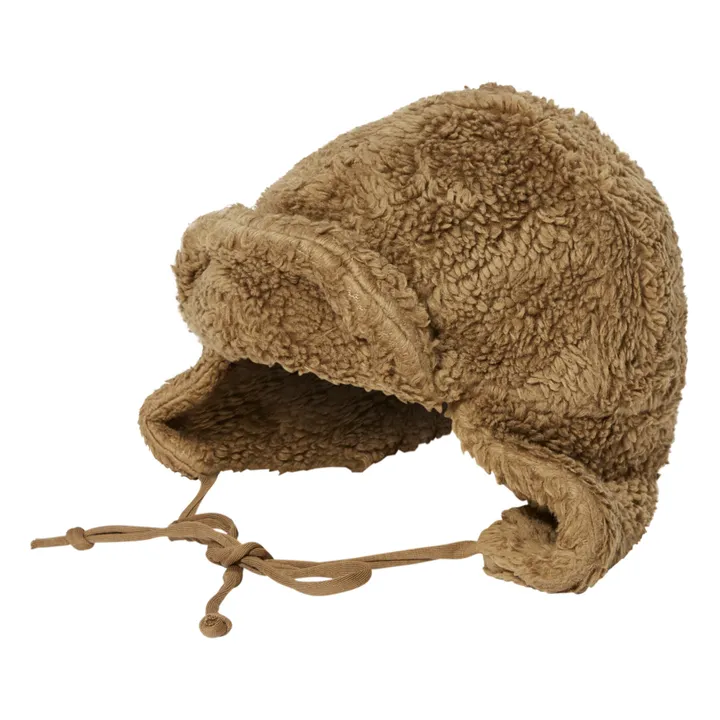 Gorro de pelo sintético | Camel- Imagen del producto n°2